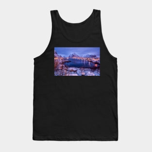 Blue Hour in Reine Tank Top